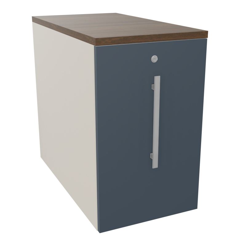 GUSTAVE CAISSON INDIVIDUEL H73,5 L43,2 P80 CM MELAMINE - CORPS  TOP  PORTE  N5 R6 N6