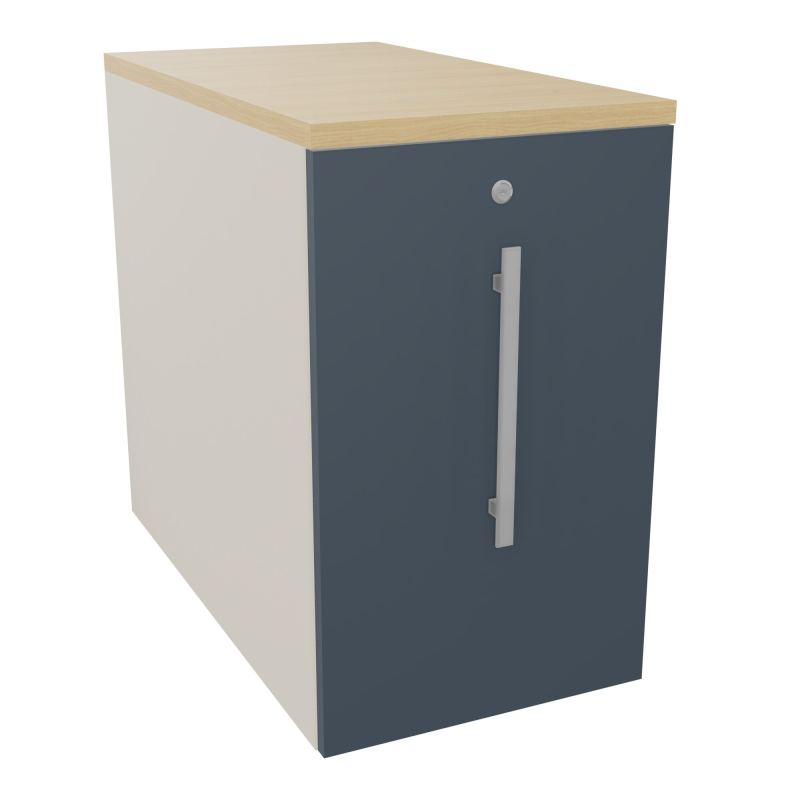 GUSTAVE CAISSON INDIVIDUEL H73,5 L43,2 P80 CM MELAMINE - CORPS  TOP  PORTE  N5 R6 R1