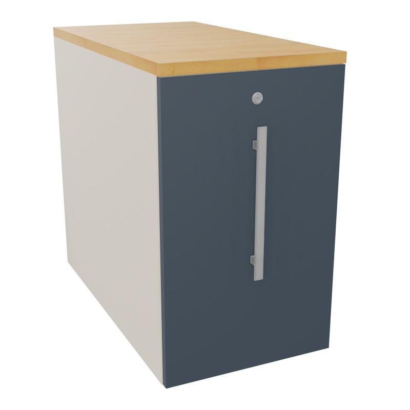 GUSTAVE CAISSON INDIVIDUEL H73,5 L43,2 P80 CM MELAMINE - CORPS  TOP  PORTE  N5 R6 R5