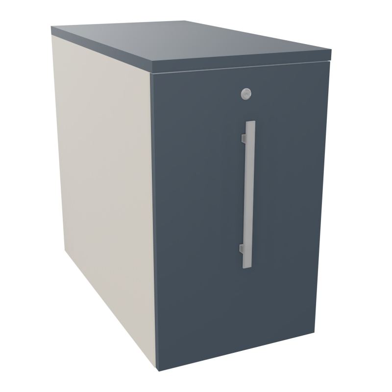 GUSTAVE CAISSON INDIVIDUEL H73,5 L43,2 P80 CM MELAMINE - CORPS  TOP  PORTE  N5 R6 R6