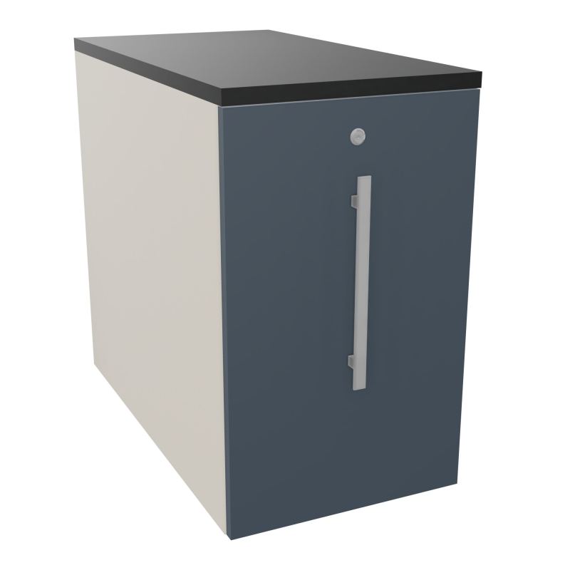 GUSTAVE CAISSON INDIVIDUEL H73,5 L43,2 P80 CM MELAMINE - CORPS  TOP  PORTE  N5 R6 R9