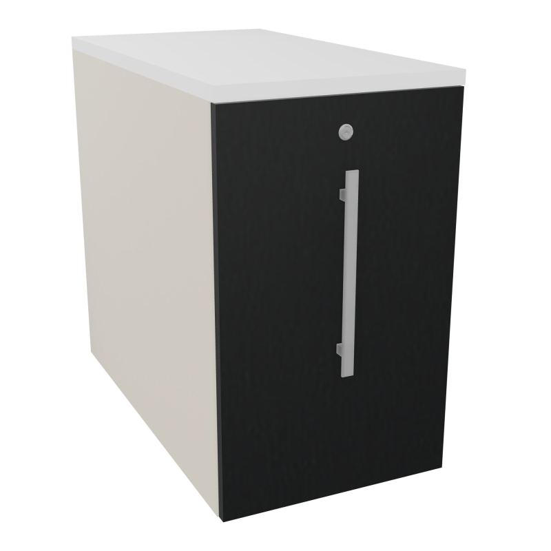GUSTAVE CAISSON INDIVIDUEL H73,5 L43,2 P80 CM MELAMINE - CORPS  TOP  PORTE  N5 R9 MG