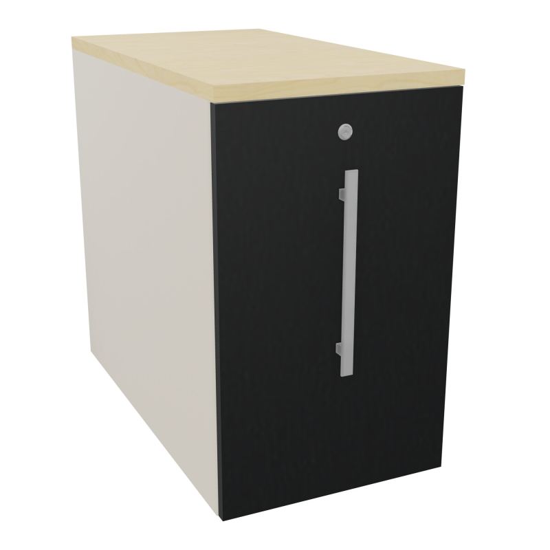 GUSTAVE CAISSON INDIVIDUEL H73,5 L43,2 P80 CM MELAMINE - CORPS  TOP  PORTE  N5 R9 N8