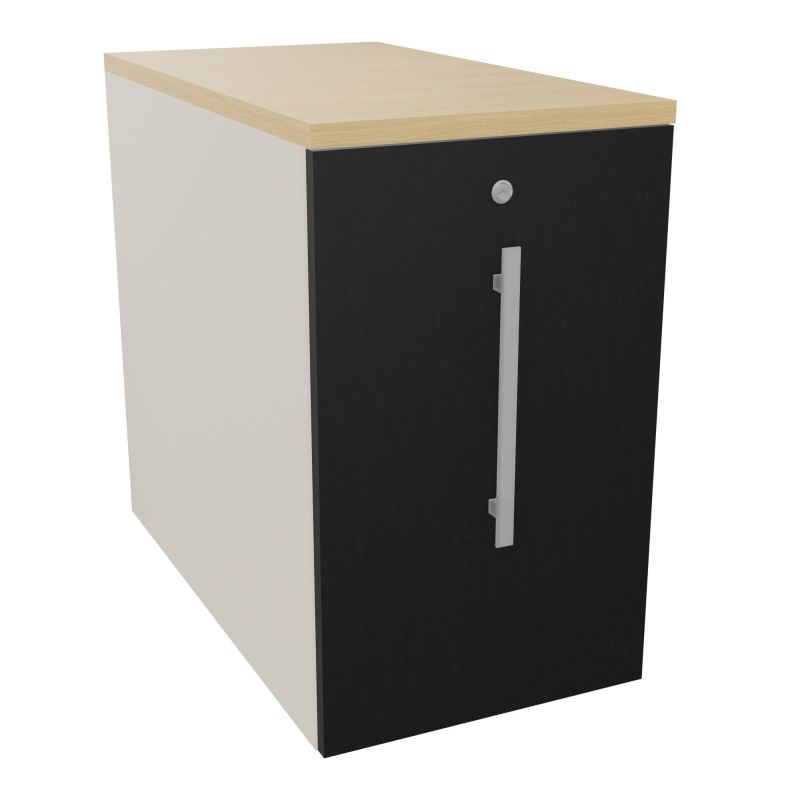 GUSTAVE CAISSON INDIVIDUEL H73,5 L43,2 P80 CM MELAMINE - CORPS  TOP  PORTE  N5 R9 R1