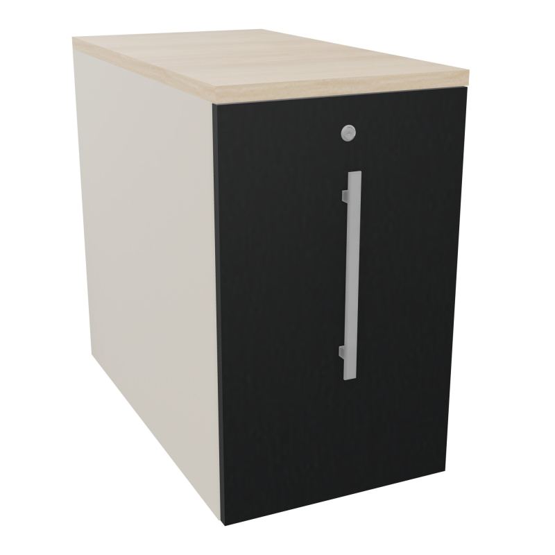 GUSTAVE CAISSON INDIVIDUEL H73,5 L43,2 P80 CM MELAMINE - CORPS  TOP  PORTE  N5 R9 RZ