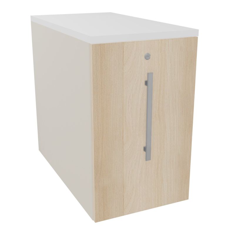 GUSTAVE CAISSON INDIVIDUEL H73,5 L43,2 P80 CM MELAMINE - CORPS  TOP  PORTE N5 RZ MG