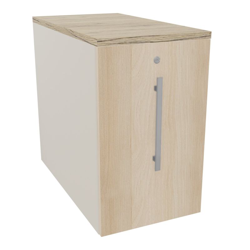 GUSTAVE CAISSON INDIVIDUEL H73,5 L43,2 P80 CM MELAMINE - CORPS  TOP  PORTE N5 RZ R3