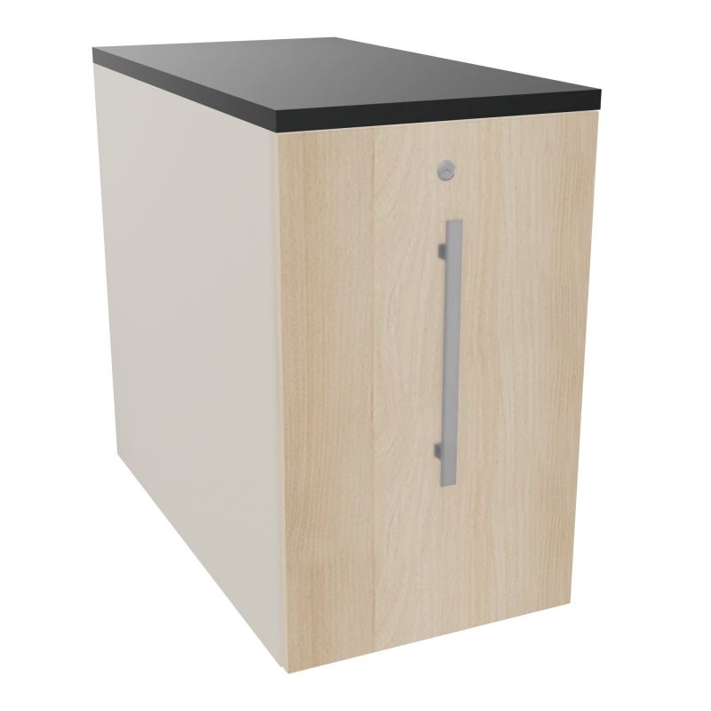 GUSTAVE CAISSON INDIVIDUEL H73,5 L43,2 P80 CM MELAMINE - CORPS  TOP  PORTE  N5 RZ R9