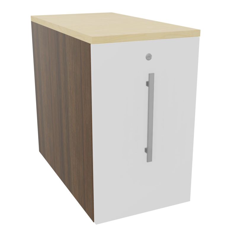 GUSTAVE CAISSON INDIVIDUEL H73,5 L43,2 P80 CM MELAMINE - CORPS  TOP  PORTE N6 MG N8