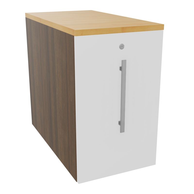GUSTAVE CAISSON INDIVIDUEL H73,5 L43,2 P80 CM MELAMINE - CORPS  TOP  PORTE  N6 MG R5