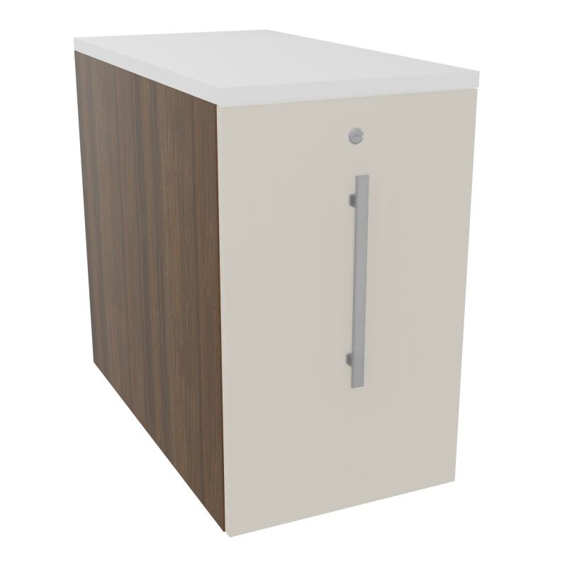 GUSTAVE CAISSON INDIVIDUEL H73,5 L43,2 P80 CM MELAMINE - CORPS  TOP  PORTE N6 N5 MG