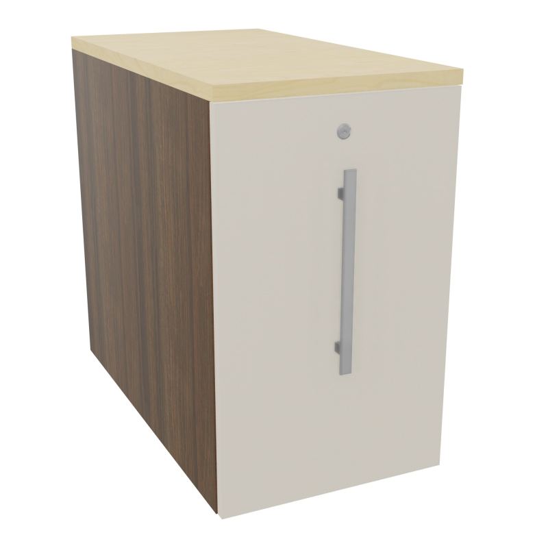 GUSTAVE CAISSON INDIVIDUEL H73,5 L43,2 P80 CM MELAMINE - CORPS  TOP  PORTE N6 N5 N8