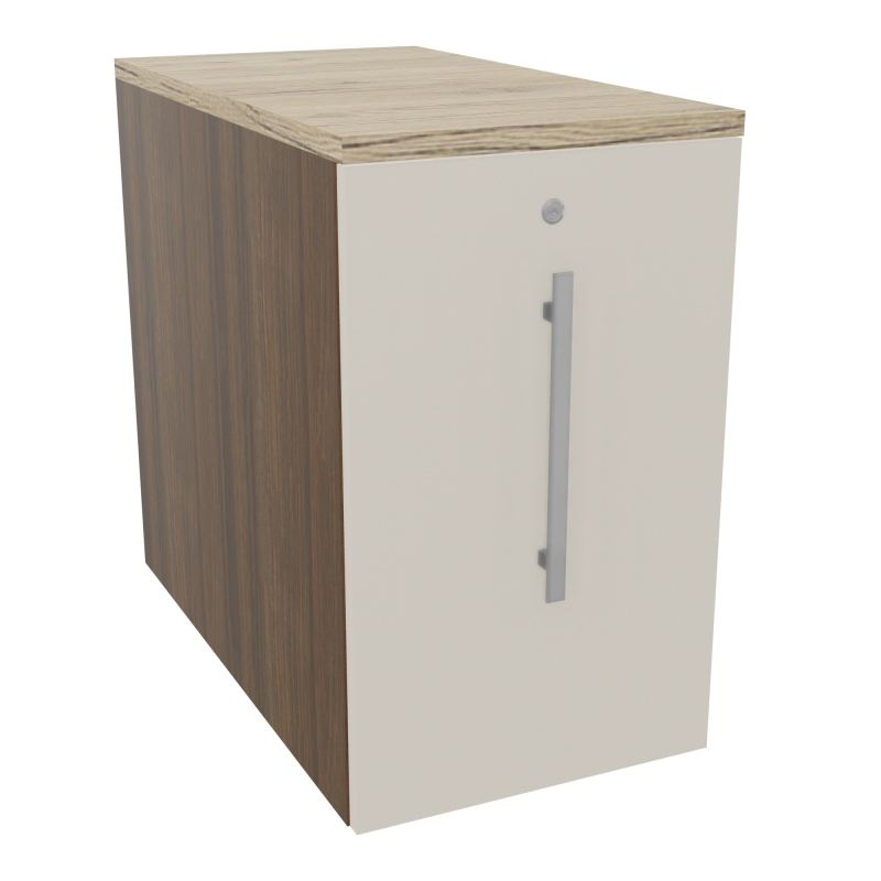 GUSTAVE CAISSON INDIVIDUEL H73,5 L43,2 P80 CM MELAMINE - CORPS  TOP  PORTE N6 N5 R3