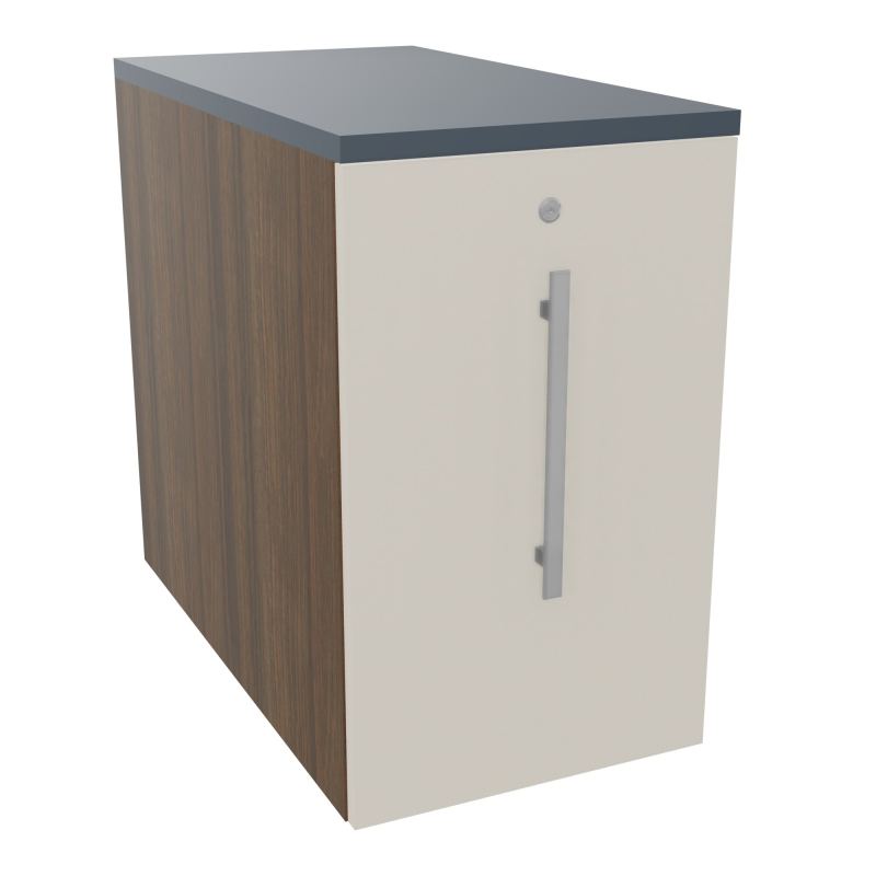 GUSTAVE CAISSON INDIVIDUEL H73,5 L43,2 P80 CM MELAMINE - CORPS  TOP  PORTE  N6 N5 R6