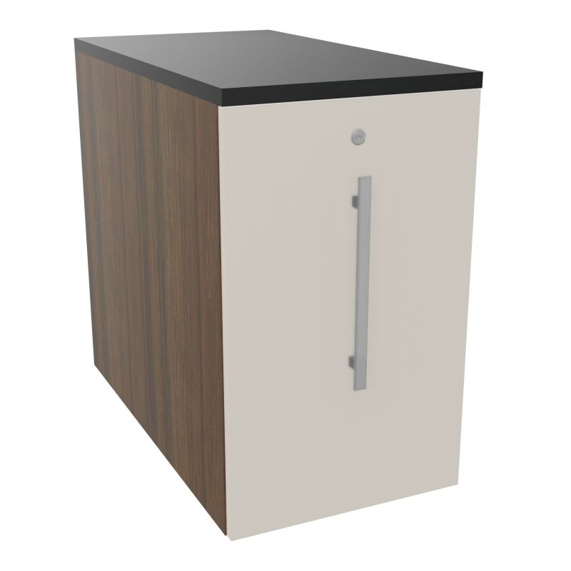 GUSTAVE CAISSON INDIVIDUEL H73,5 L43,2 P80 CM MELAMINE - CORPS  TOP  PORTE  N6 N5 R9