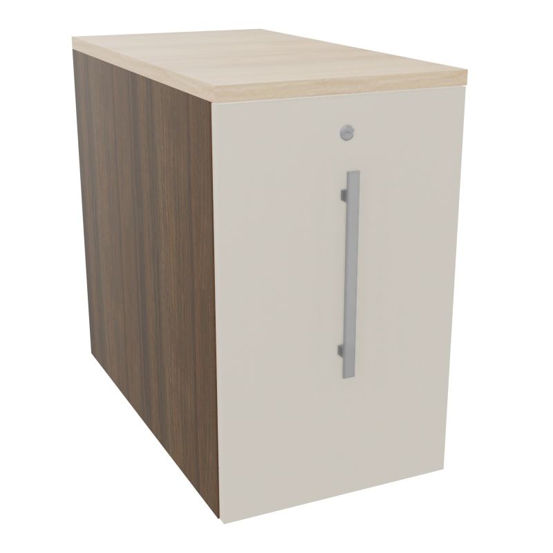 GUSTAVE CAISSON INDIVIDUEL H73,5 L43,2 P80 CM MELAMINE - CORPS  TOP  PORTE N6 N5 RZ