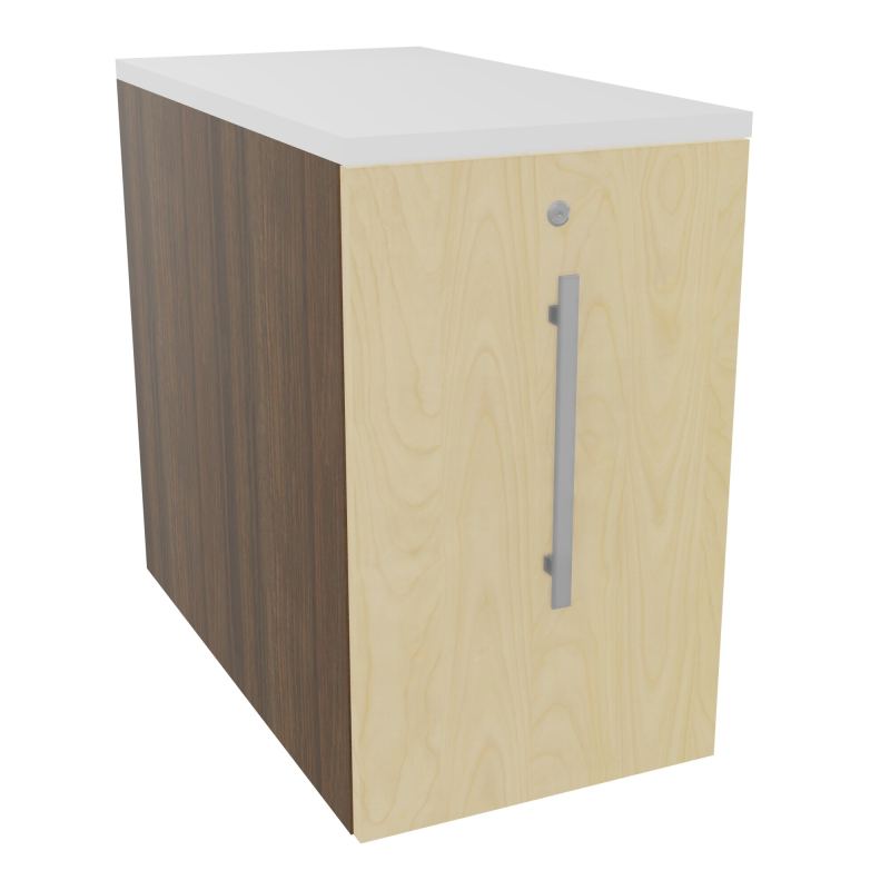 GUSTAVE CAISSON INDIVIDUEL H73,5 L43,2 P80 CM MELAMINE - CORPS  TOP  PORTE N6 N8 MG