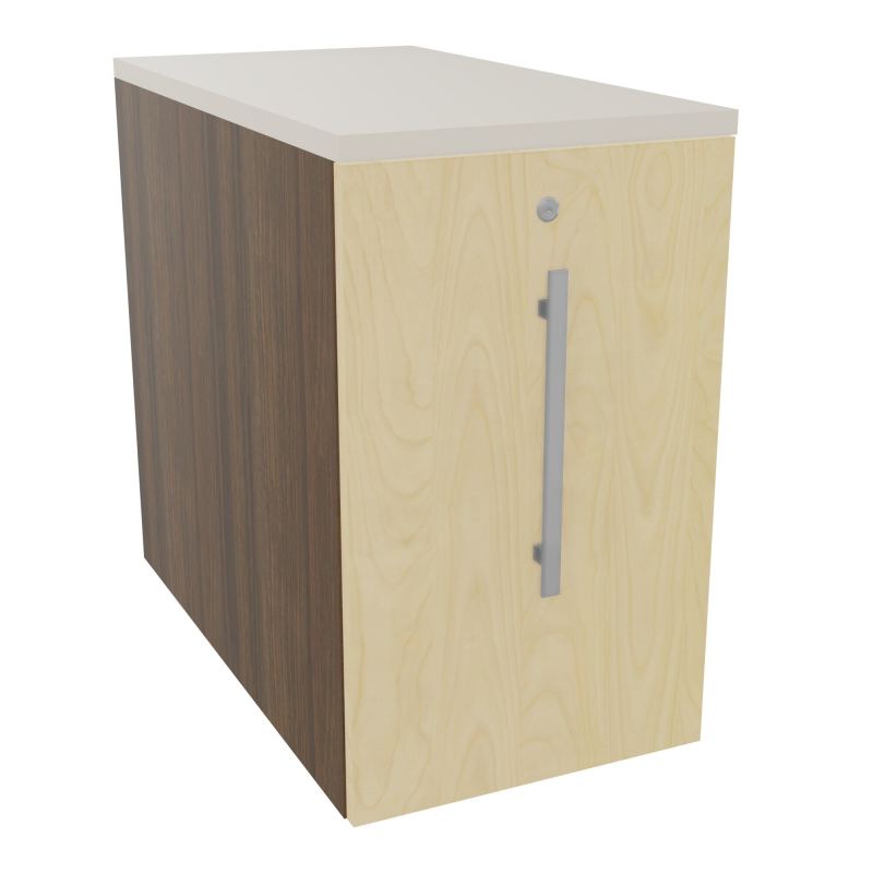 GUSTAVE CAISSON INDIVIDUEL H73,5 L43,2 P80 CM MELAMINE - CORPS  TOP  PORTE N6 N8 N5