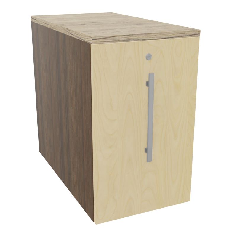 GUSTAVE CAISSON INDIVIDUEL H73,5 L43,2 P80 CM MELAMINE - CORPS  TOP  PORTE N6 N8 R3