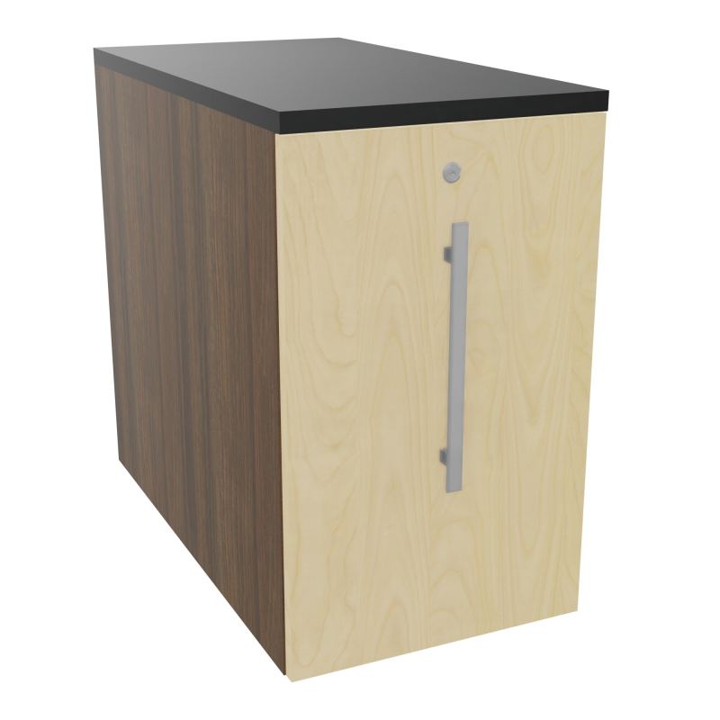 GUSTAVE CAISSON INDIVIDUEL H73,5 L43,2 P80 CM MELAMINE - CORPS  TOP  PORTE  N6 N8 R9