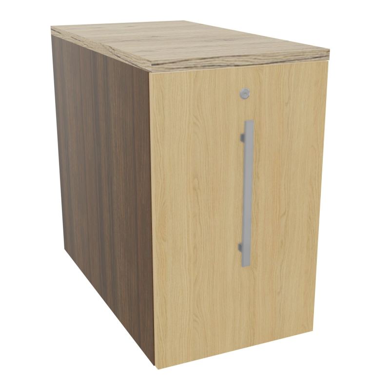 GUSTAVE CAISSON INDIVIDUEL H73,5 L43,2 P80 CM MELAMINE - CORPS  TOP  PORTE  N6 R1 R3