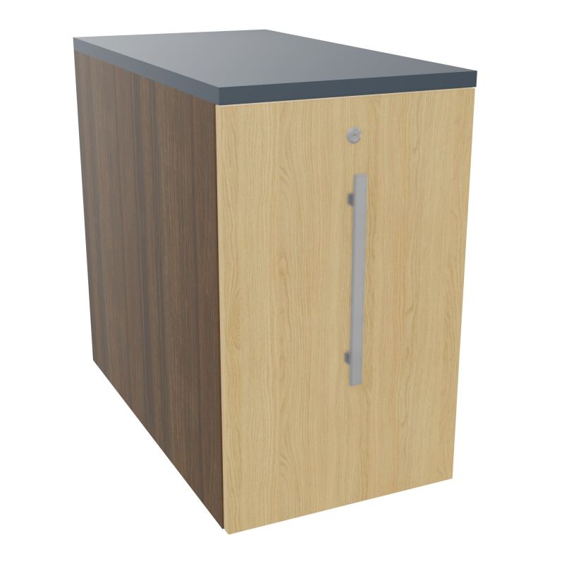 GUSTAVE CAISSON INDIVIDUEL H73,5 L43,2 P80 CM MELAMINE - CORPS  TOP  PORTE  N6 R1 R6