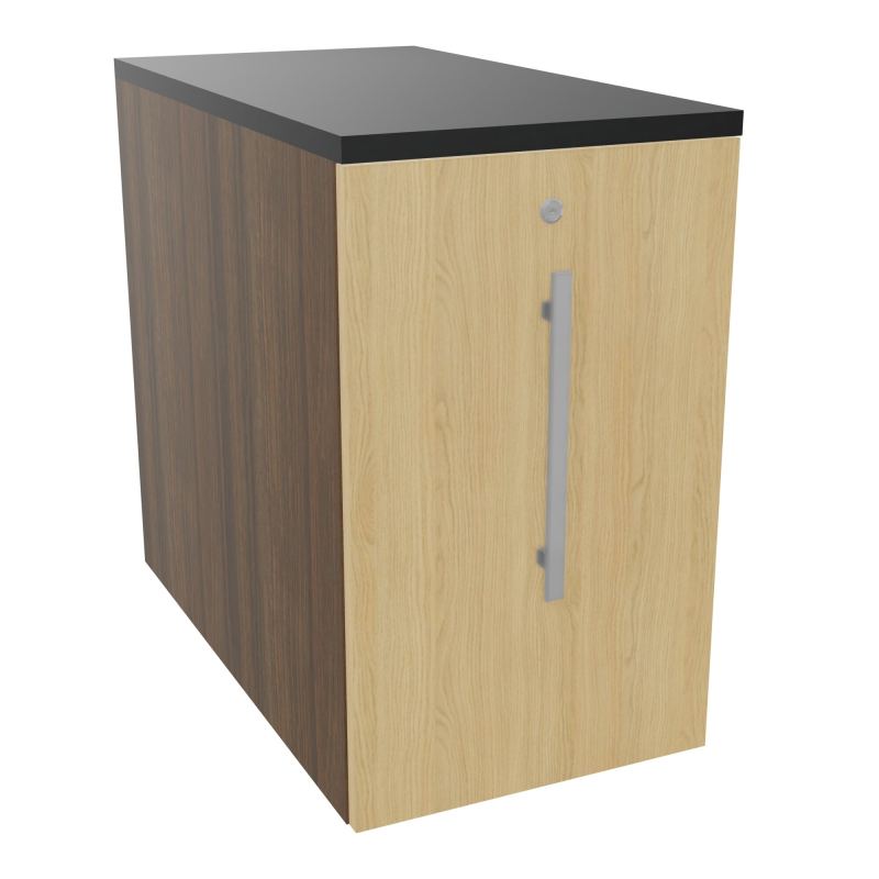 GUSTAVE CAISSON INDIVIDUEL H73,5 L43,2 P80 CM MELAMINE - CORPS  TOP  PORTE  N6 R1 R9