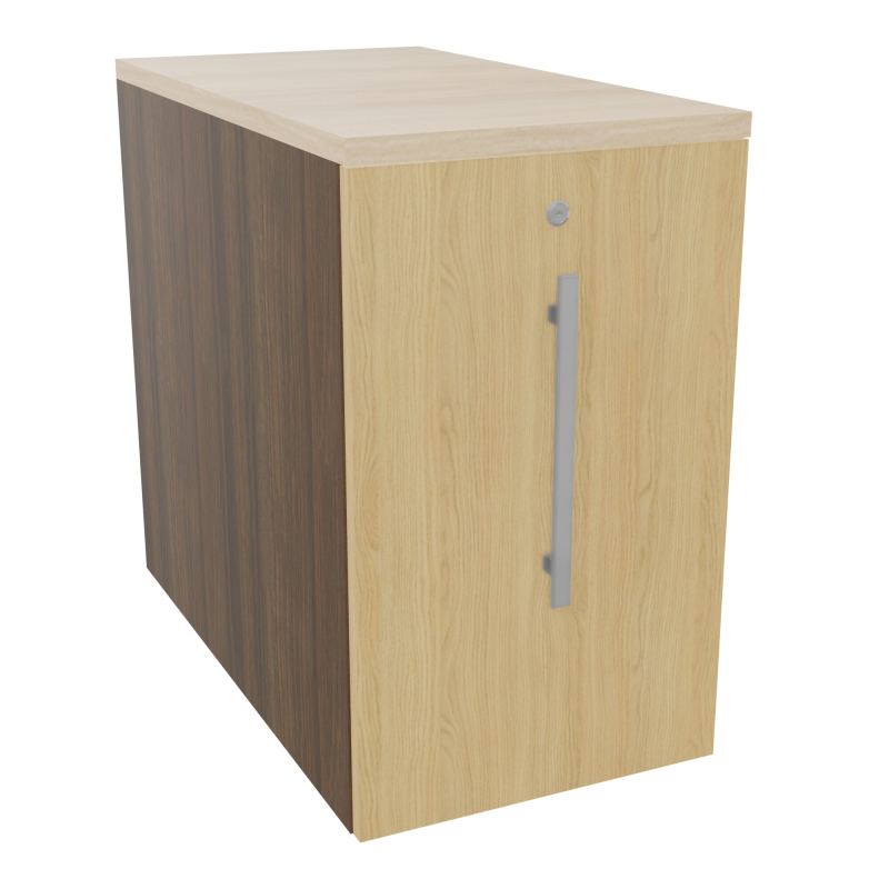 GUSTAVE CAISSON INDIVIDUEL H73,5 L43,2 P80 CM MELAMINE - CORPS  TOP  PORTE  N6 R1 RZ