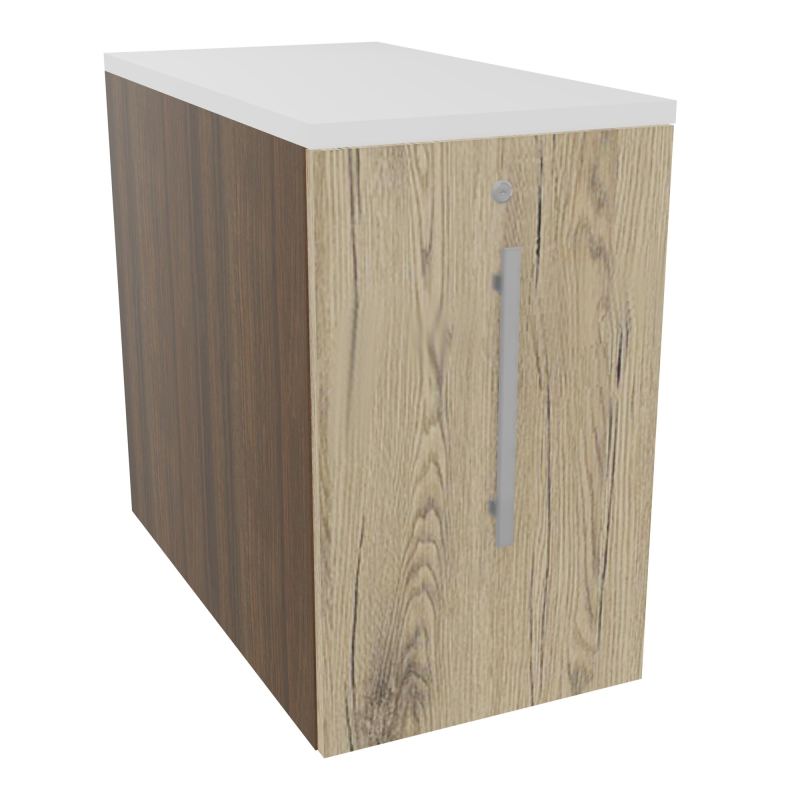 GUSTAVE CAISSON INDIVIDUEL H73,5 L43,2 P80 CM MELAMINE - CORPS  TOP  PORTE N6 R3 MG