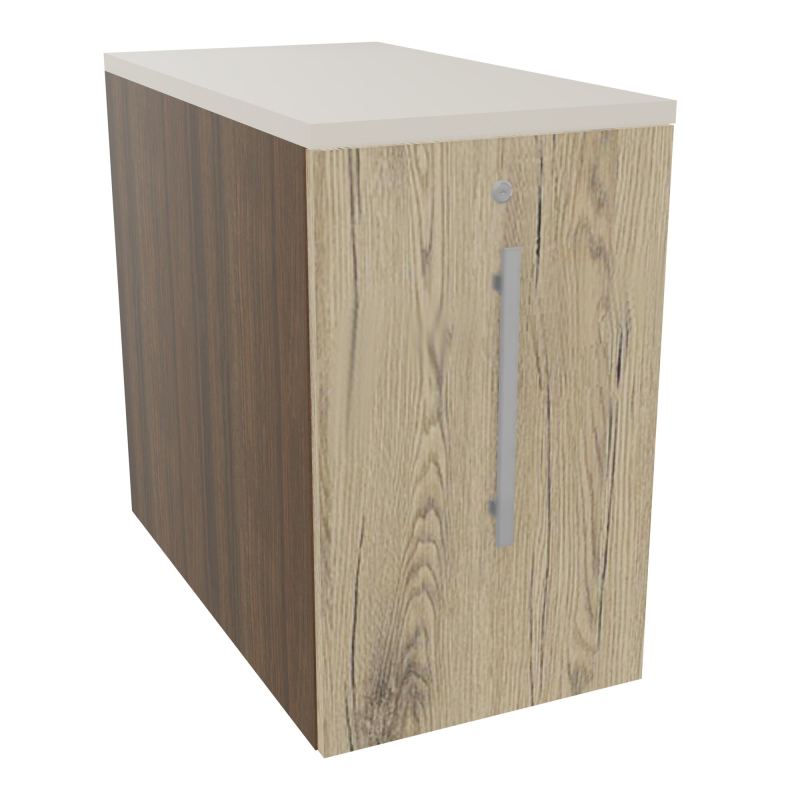 GUSTAVE CAISSON INDIVIDUEL H73,5 L43,2 P80 CM MELAMINE - CORPS  TOP  PORTE N6 R3 N5