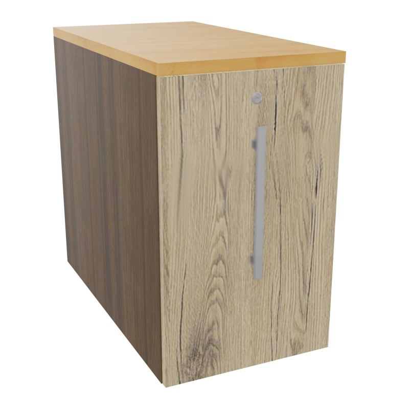 GUSTAVE CAISSON INDIVIDUEL H73,5 L43,2 P80 CM MELAMINE - CORPS  TOP  PORTE  N6 R3 R5
