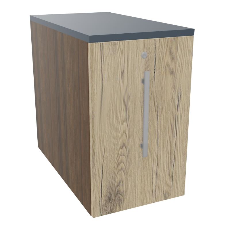 GUSTAVE CAISSON INDIVIDUEL H73,5 L43,2 P80 CM MELAMINE - CORPS  TOP  PORTE  N6 R3 R6