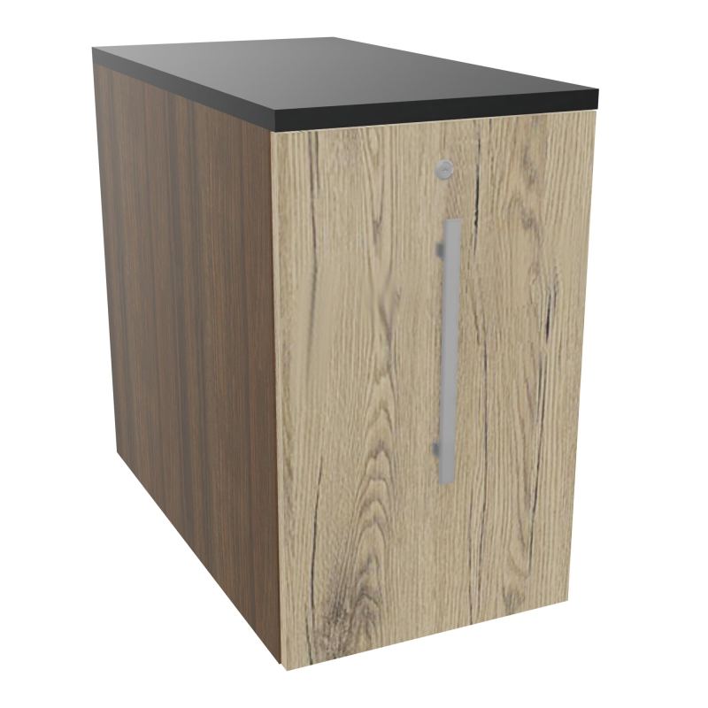 GUSTAVE CAISSON INDIVIDUEL H73,5 L43,2 P80 CM MELAMINE - CORPS  TOP  PORTE  N6 R3 R9