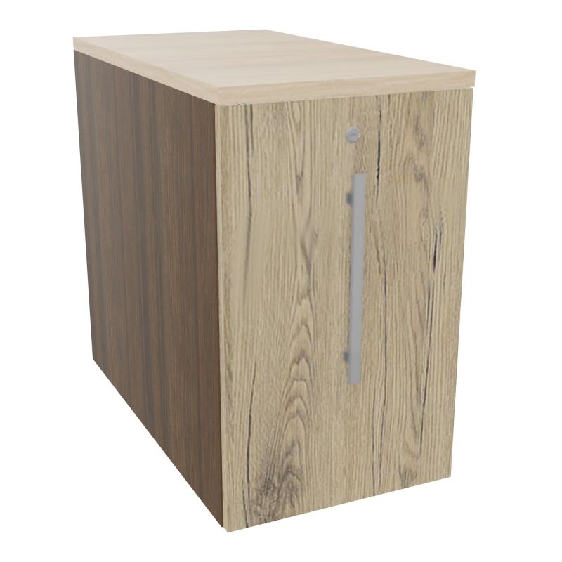 GUSTAVE CAISSON INDIVIDUEL H73,5 L43,2 P80 CM MELAMINE - CORPS  TOP  PORTE N6 R3 RZ