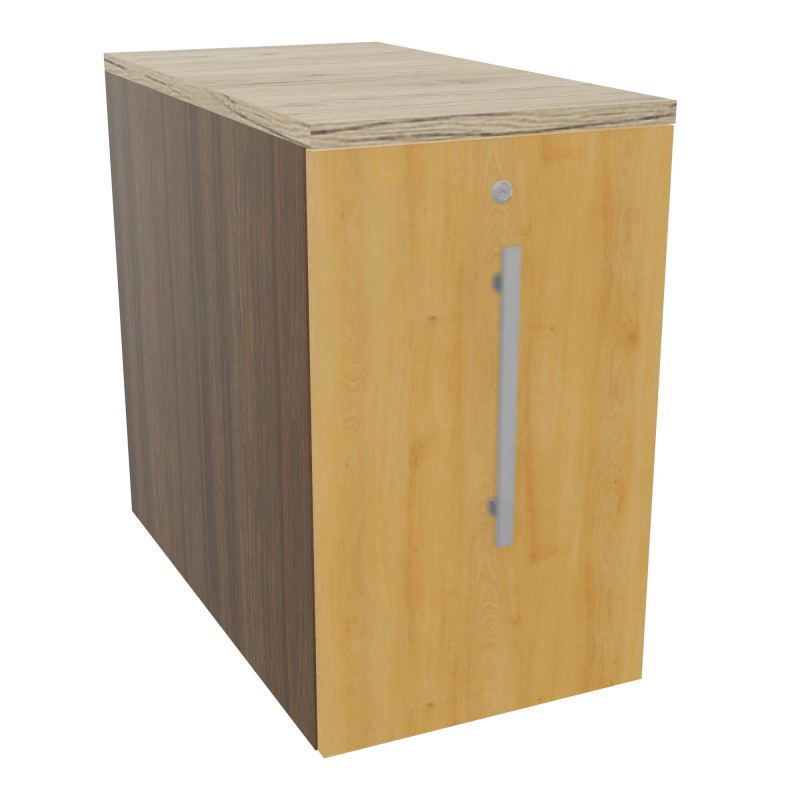 GUSTAVE CAISSON INDIVIDUEL H73,5 L43,2 P80 CM MELAMINE - CORPS  TOP  PORTE  N6 R5 R3