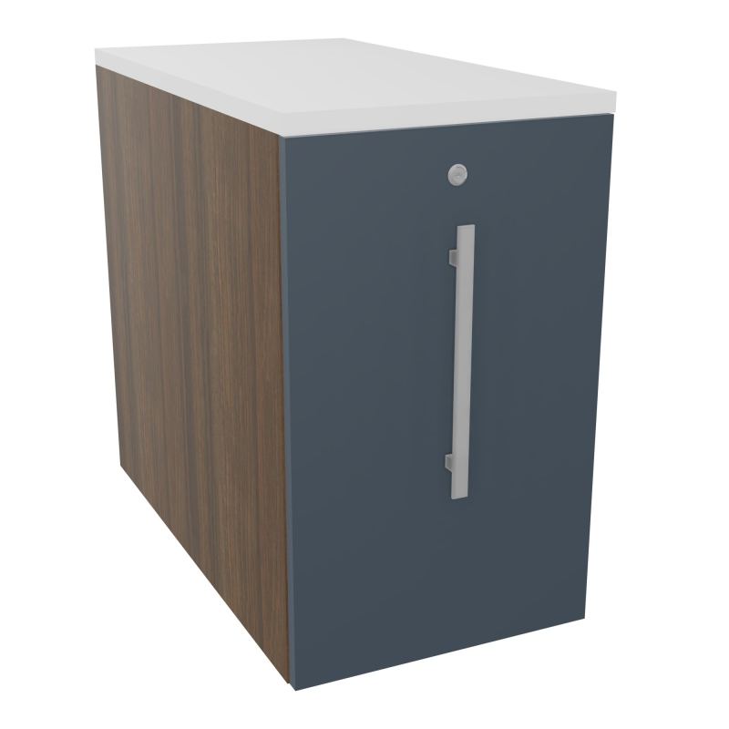 GUSTAVE CAISSON INDIVIDUEL H73,5 L43,2 P80 CM MELAMINE - CORPS  TOP  PORTE  N6 R6 MG