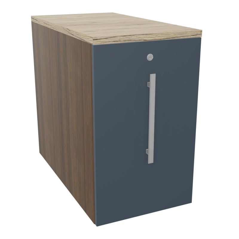 GUSTAVE CAISSON INDIVIDUEL H73,5 L43,2 P80 CM MELAMINE - CORPS  TOP  PORTE  N6 R6 R3