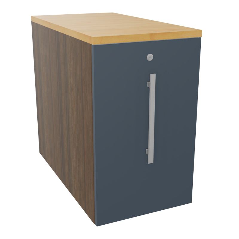 GUSTAVE CAISSON INDIVIDUEL H73,5 L43,2 P80 CM MELAMINE - CORPS  TOP  PORTE  N6 R6 R5