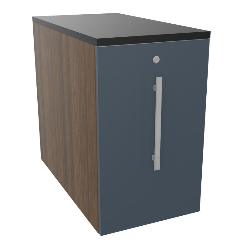 GUSTAVE CAISSON INDIVIDUEL H73,5 L43,2 P80 CM MELAMINE - CORPS  TOP  PORTE  N6 R6 R9
