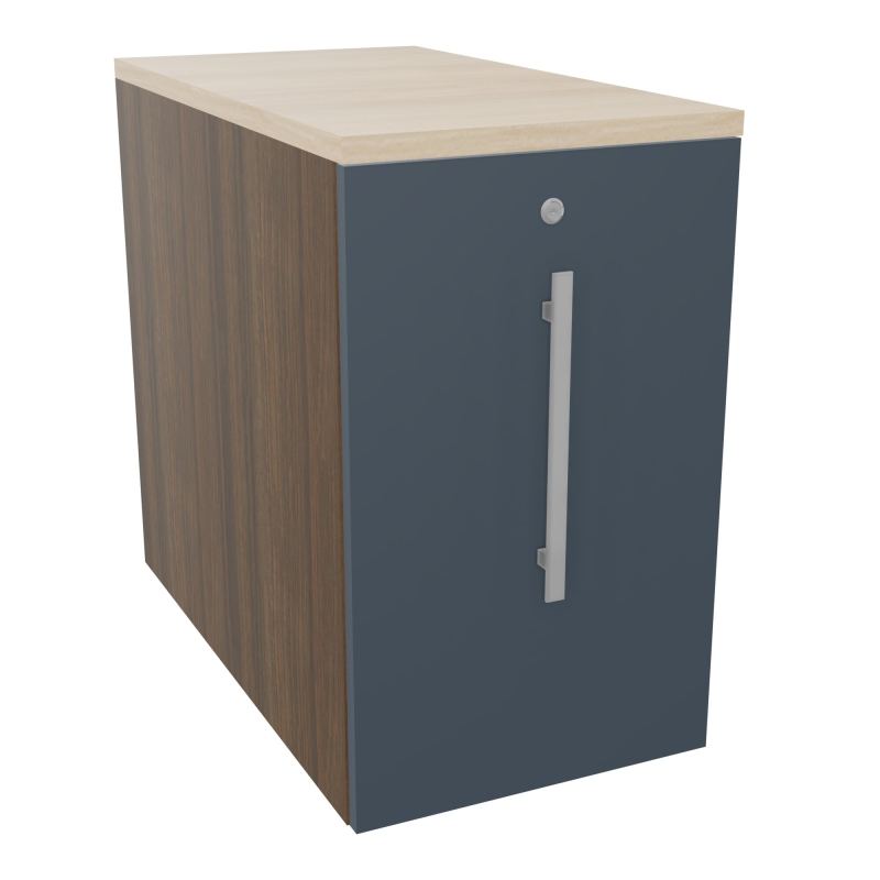 GUSTAVE CAISSON INDIVIDUEL H73,5 L43,2 P80 CM MELAMINE - CORPS  TOP  PORTE  N6 R6 RZ