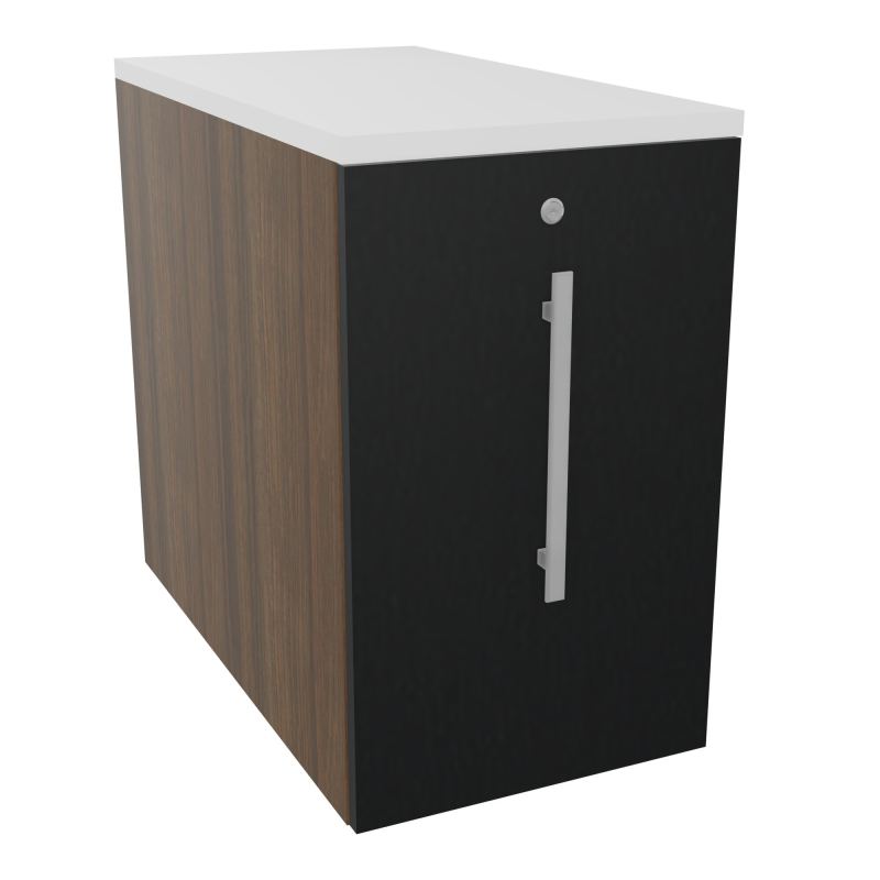 GUSTAVE CAISSON INDIVIDUEL H73,5 L43,2 P80 CM MELAMINE - CORPS  TOP  PORTE  N6 R9 MG