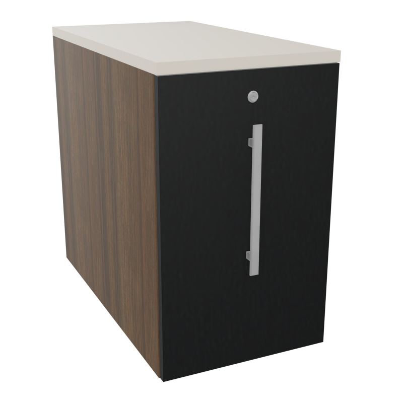 GUSTAVE CAISSON INDIVIDUEL H73,5 L43,2 P80 CM MELAMINE - CORPS  TOP  PORTE  N6 R9 N5