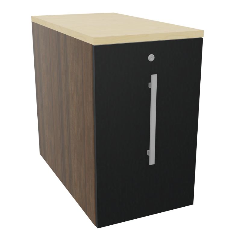 GUSTAVE CAISSON INDIVIDUEL H73,5 L43,2 P80 CM MELAMINE - CORPS  TOP  PORTE  N6 R9 N8