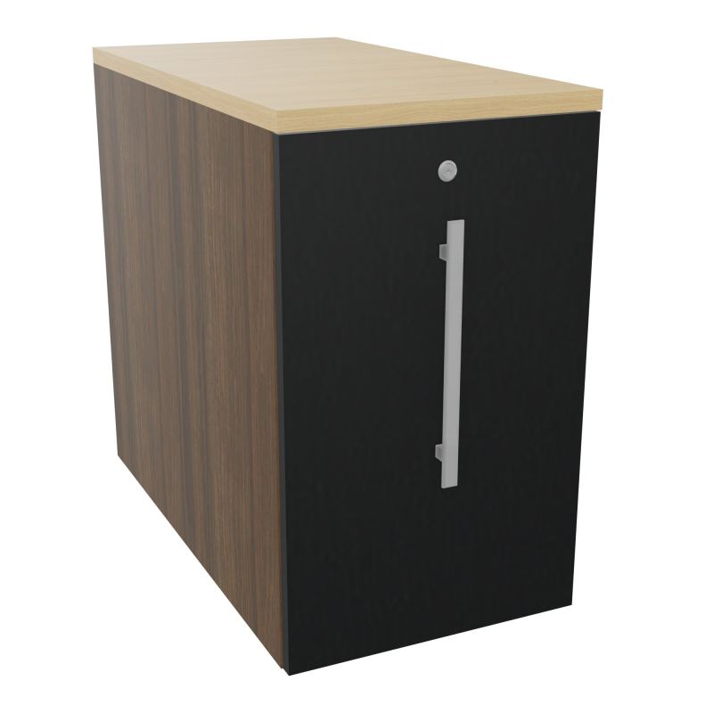 GUSTAVE CAISSON INDIVIDUEL H73,5 L43,2 P80 CM MELAMINE - CORPS  TOP  PORTE  N6 R9 R1