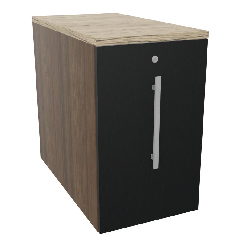 GUSTAVE CAISSON INDIVIDUEL H73,5 L43,2 P80 CM MELAMINE - CORPS  TOP  PORTE  N6 R9 R3