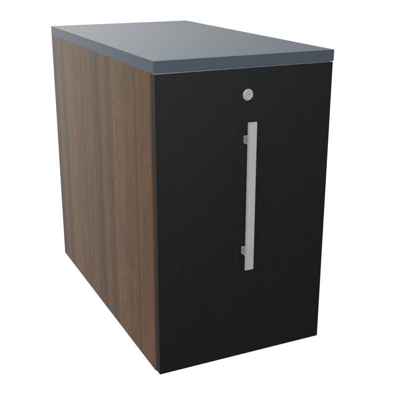 GUSTAVE CAISSON INDIVIDUEL H73,5 L43,2 P80 CM MELAMINE - CORPS  TOP  PORTE  N6 R9 R6