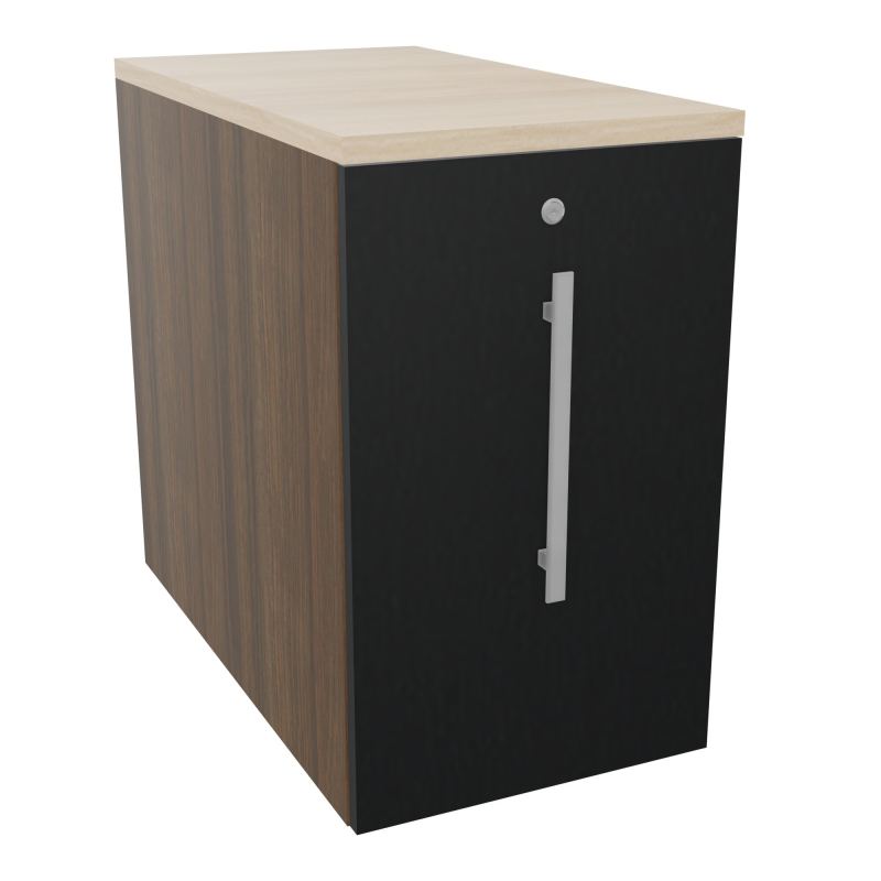 GUSTAVE CAISSON INDIVIDUEL H73,5 L43,2 P80 CM MELAMINE - CORPS  TOP  PORTE  N6 R9 RZ