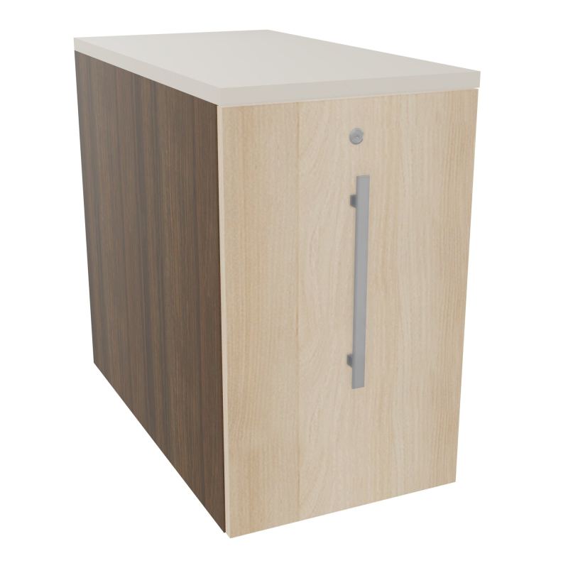 GUSTAVE CAISSON INDIVIDUEL H73,5 L43,2 P80 CM MELAMINE - CORPS  TOP  PORTE N6 RZ N5