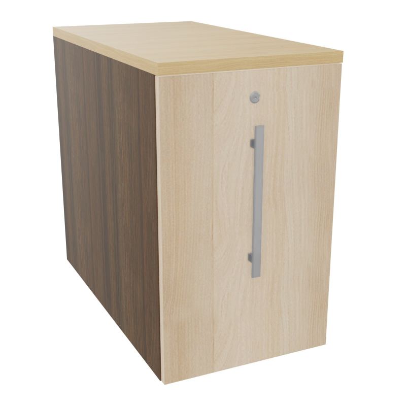 GUSTAVE CAISSON INDIVIDUEL H73,5 L43,2 P80 CM MELAMINE - CORPS  TOP  PORTE  N6 RZ R1