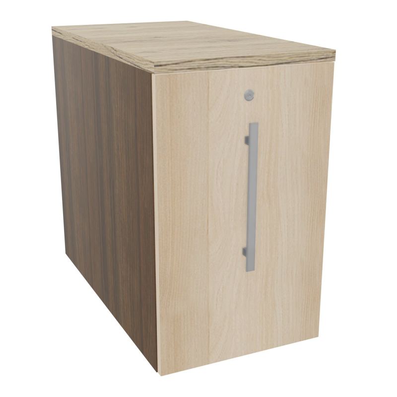 GUSTAVE CAISSON INDIVIDUEL H73,5 L43,2 P80 CM MELAMINE - CORPS  TOP  PORTE N6 RZ R3